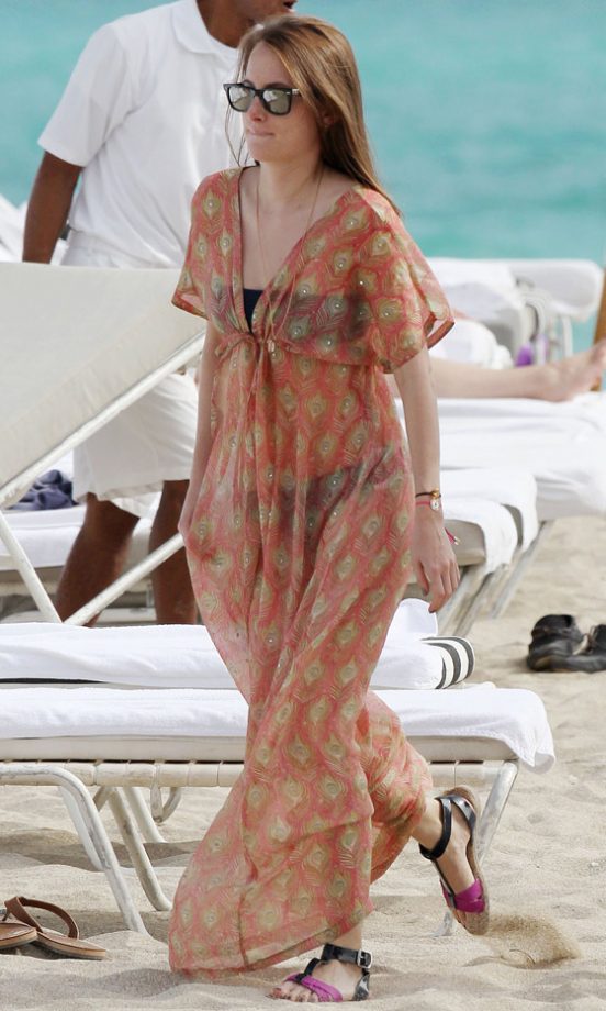 Made In Chelsea's Rosie Fortescue In Miami, 2012