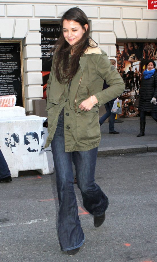 Katie Holmes Out In New York, 2012