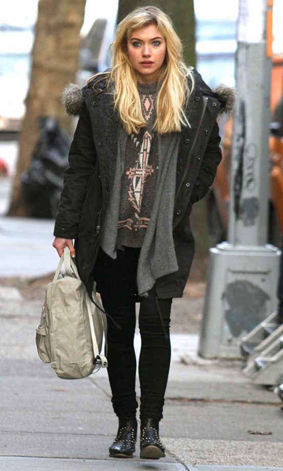 Imogen Poots On The Set Of 'Are We Officially Dating', 2013