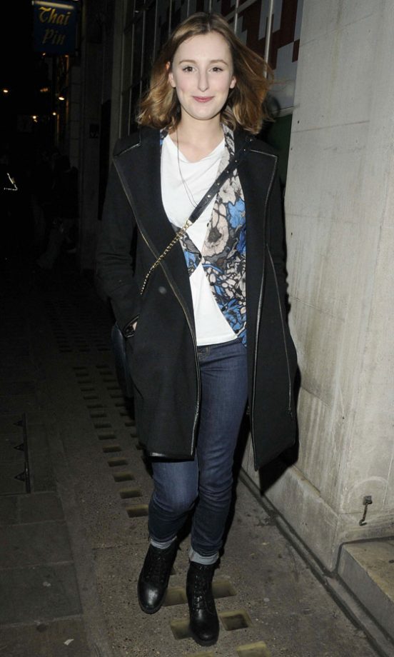 Laura Carmichael Out In London, 2013