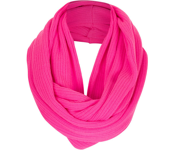 LOOK Loves: Topshop’s fluoro pink ribbed snood £16