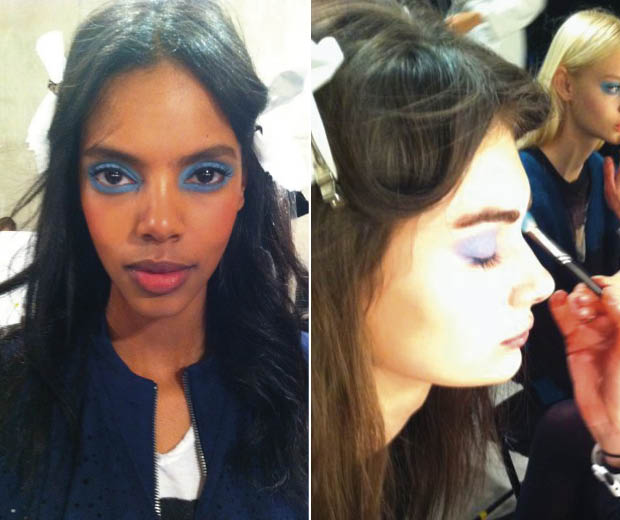 London Fashion Week AW13 Cornflower Blue Eyes At Unique Look