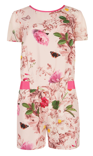Ted Baker floral playsuit