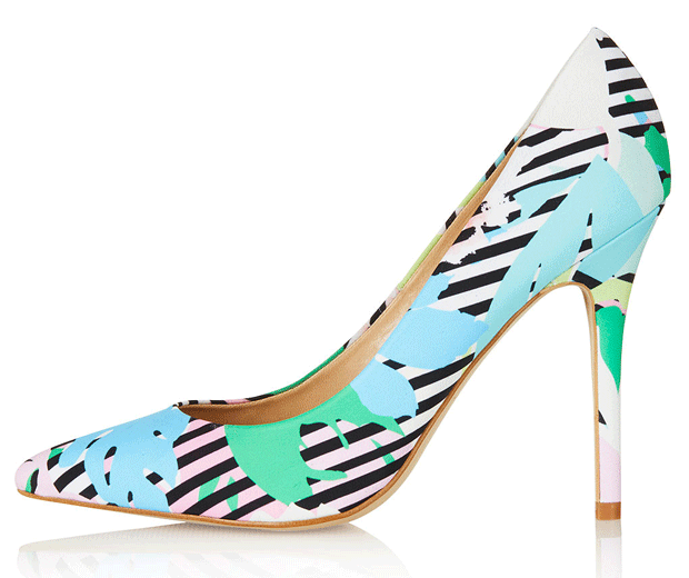 LOOK Loves Topshop's Printed 'Gwenda' Court Shoes, £58