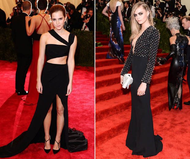 Emma Watson and Cara Delevingne at The Met Gala 2013