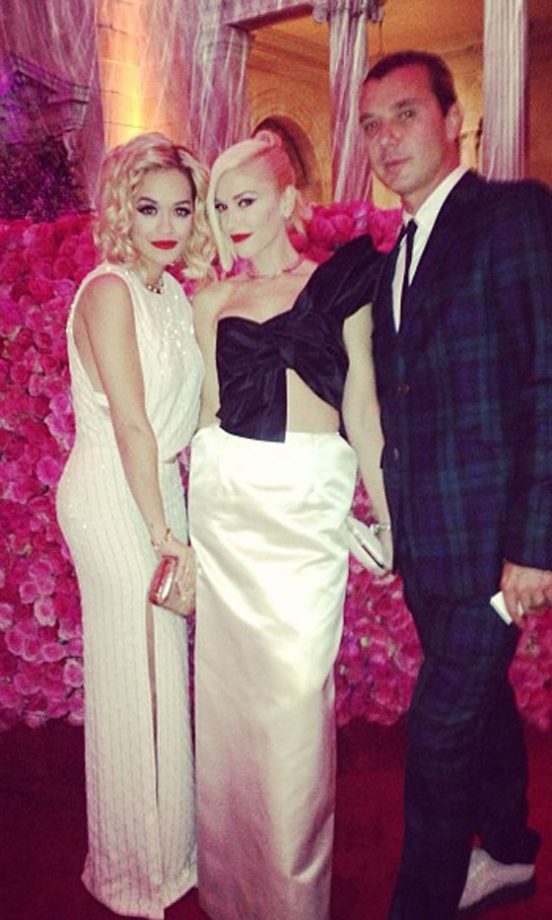 Rita Ora And Her Fashion Idol Gwen Stefani With Gavin Rossdale, Met Ball, 2013