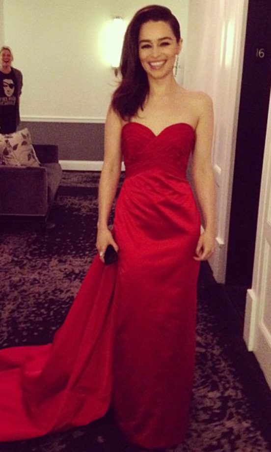 Emilia Clarke In Ralph Lauren, Met Ball, 2013