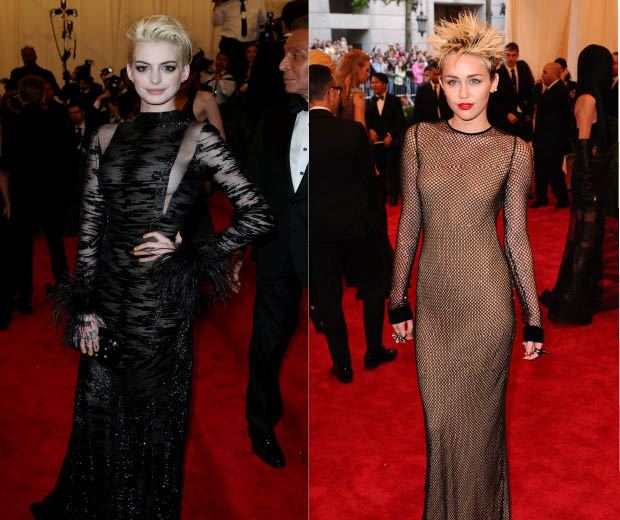 Faux-hawks rock the 2013 Met Ball Gala