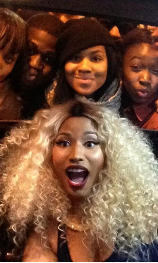 Nicki Minaj And Fans, Met Gala, 2013