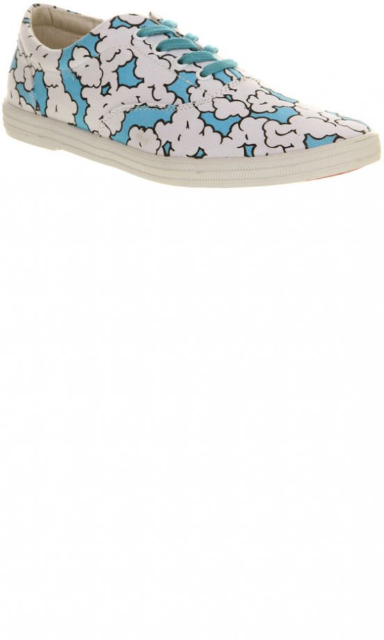 BucketFeet At Office Printed Plimsole, £45