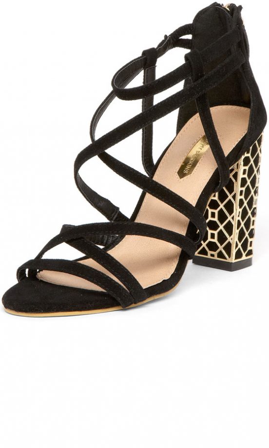 Dorothy Perkins Black Caged Heel, £48