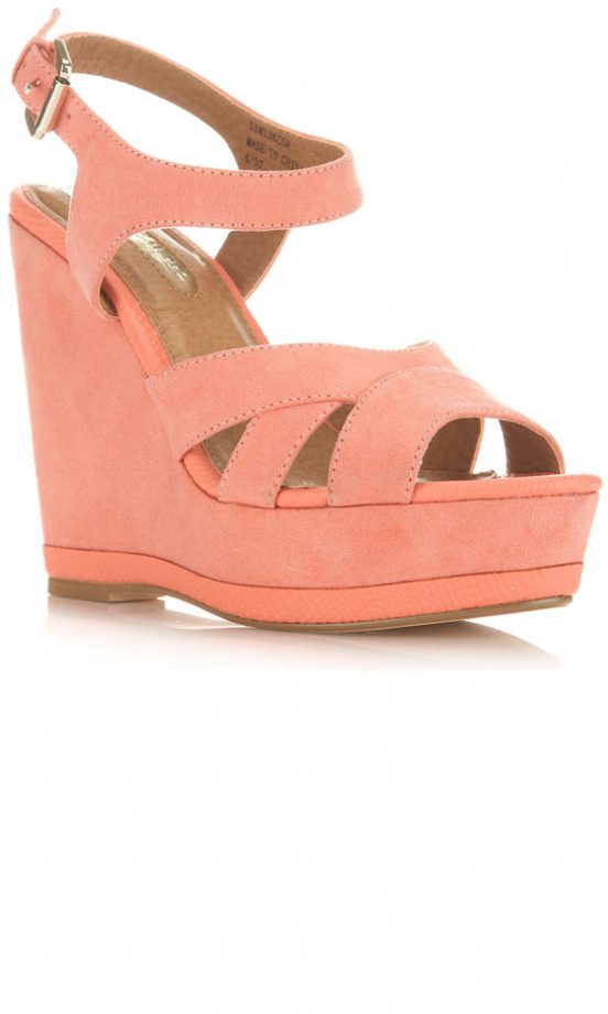 Miss Selfridge Snake Wedges, £42