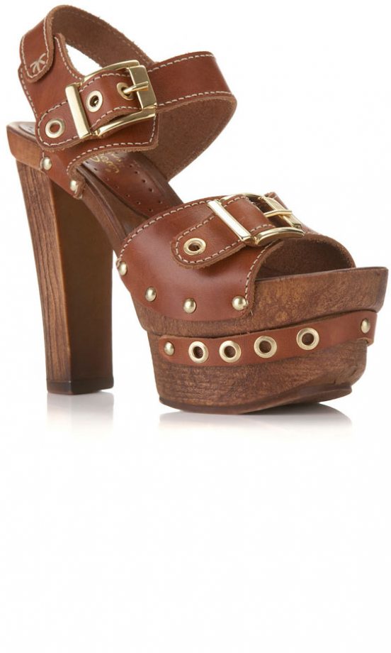 Miss Selfridge Tan Platform, £58