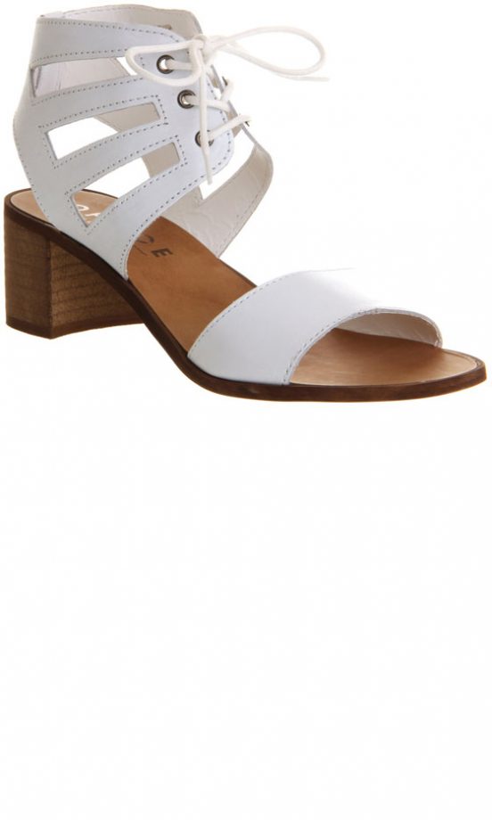 Office White Leather Sandal, £48
