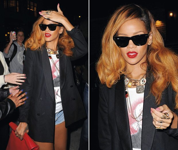 RiRi looked cool as she stepped out in NYC