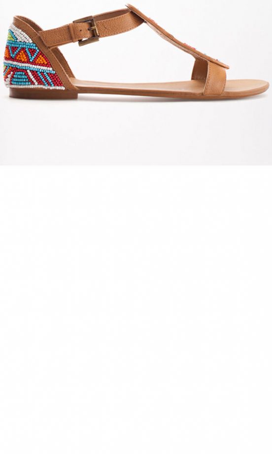 Bershka Beaded Sandals, £29.99
