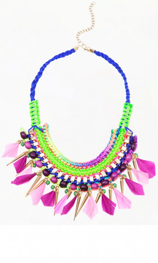 Bershka Tropical Necklace, £19.99