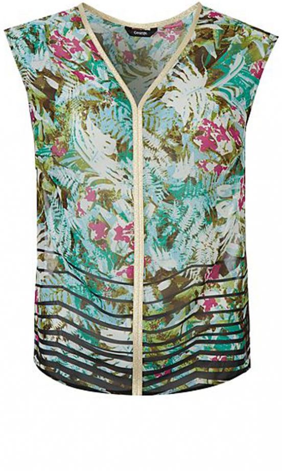 George Printed Chiffon Top, £10