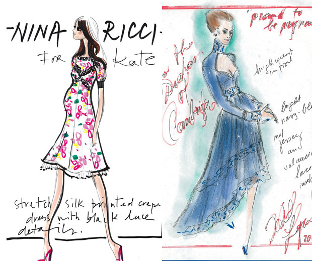 Some of the fashion industry's biggest designers have created outfits for Kate Middleton