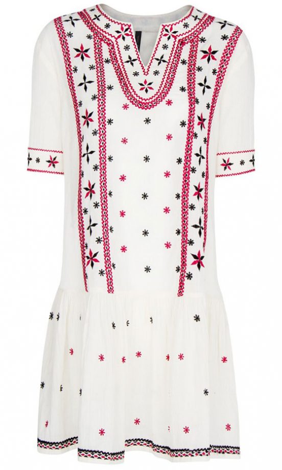 Mango Embroidered Dress, £34.99