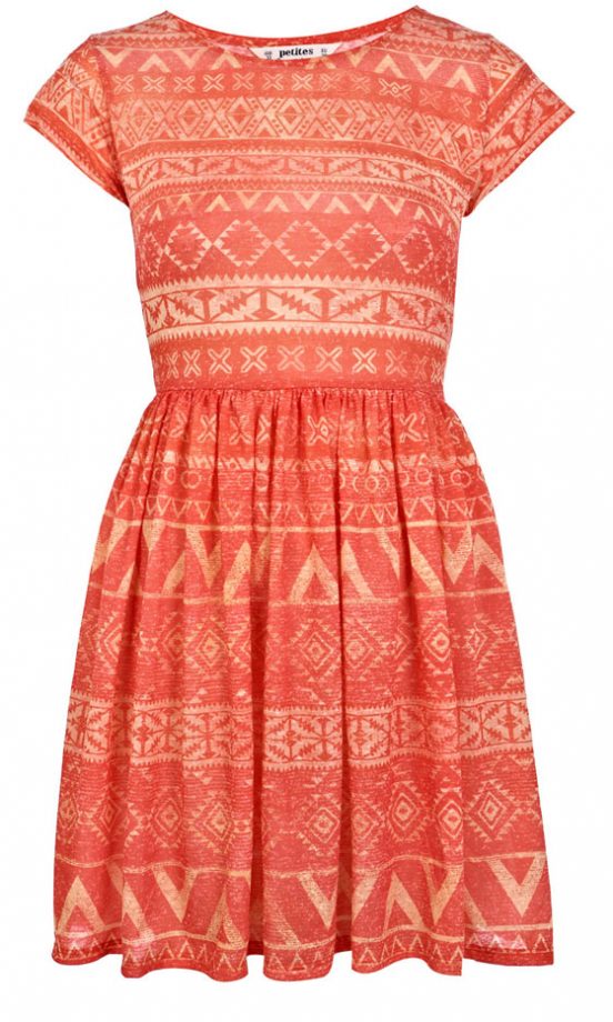 Miss Selfridge Aztec Jersey Dress, £29