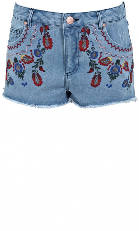 Miss Selfridge Embroidery Short, £35
