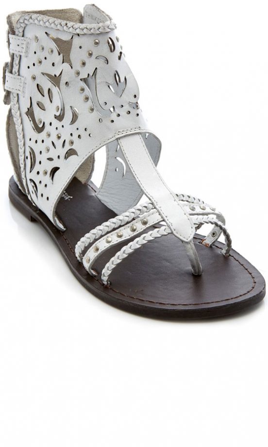 Miss Selfridge White Cuff Sandal, £39