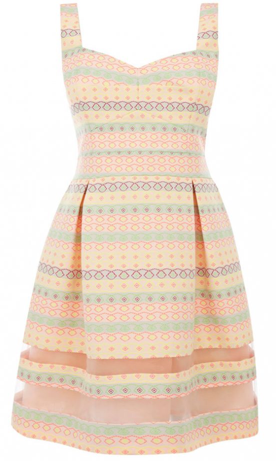 Oasis Stripe Skater Dress, £80