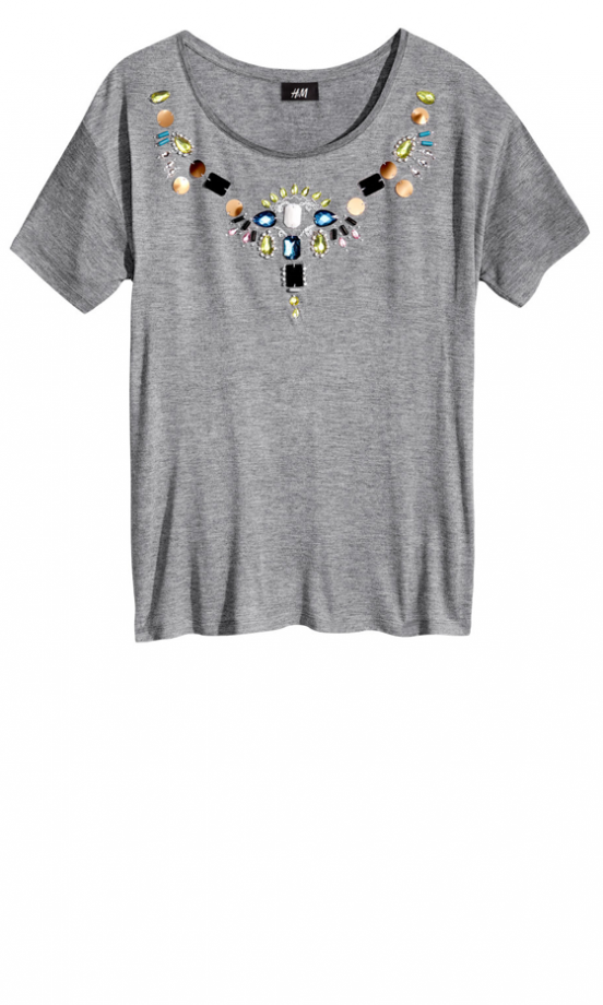 H&M Jewelled T-Shirt, £14.99