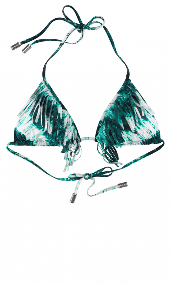 H&M Fringed Bikini Top, £3.99