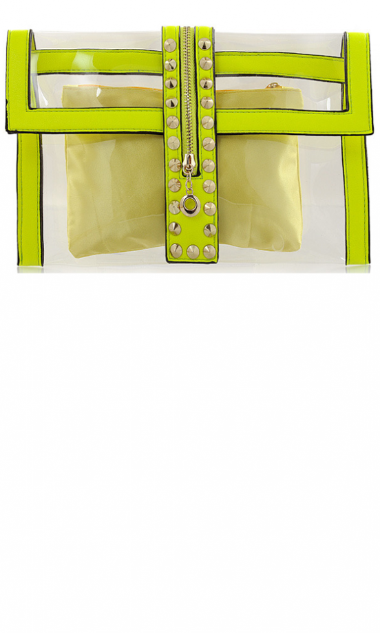 La Moda Neon Perspex Bag, £12