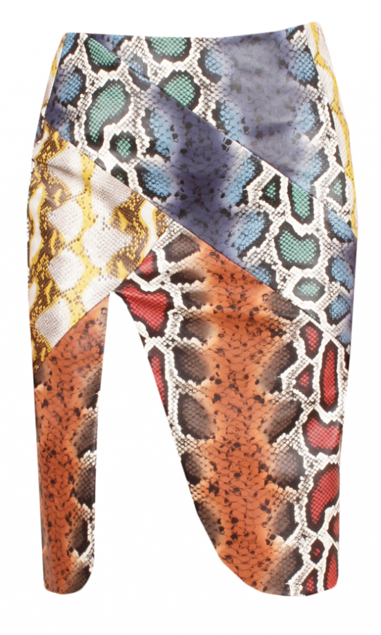 Lavish Alice Snake Print Skirt, £32
