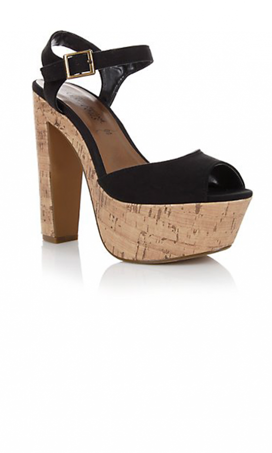 New Look Cork Platforms, £27.99