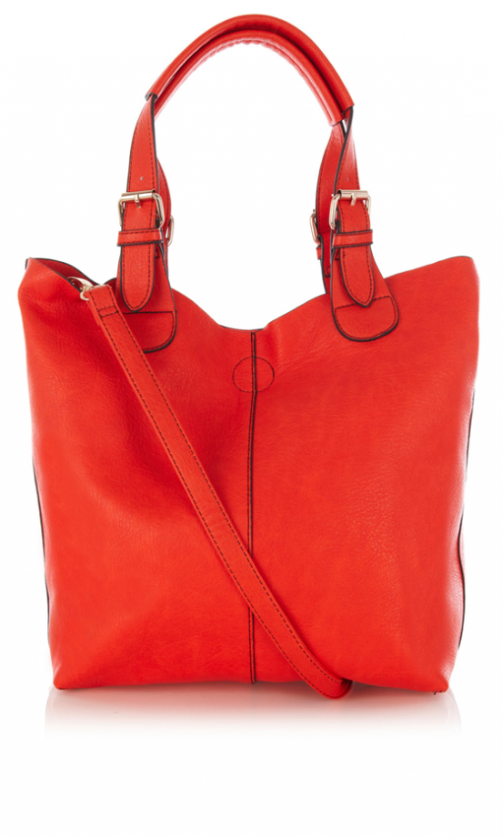 Oasis Red Shopper Bag, £38