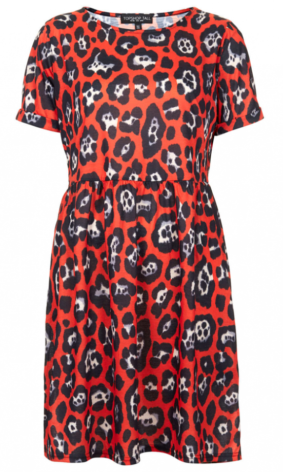 Topshop Leopard Print Jersey Dress, £29