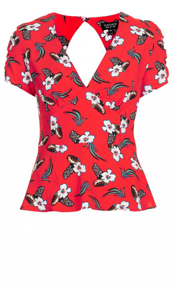 Topshop Floral Blouse, £34