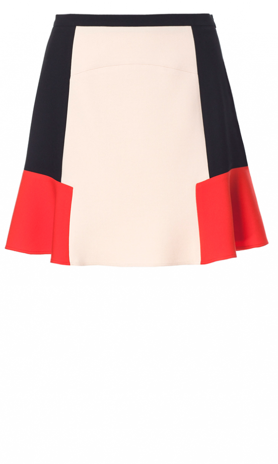Zara Block Colour Skirt, £39.99