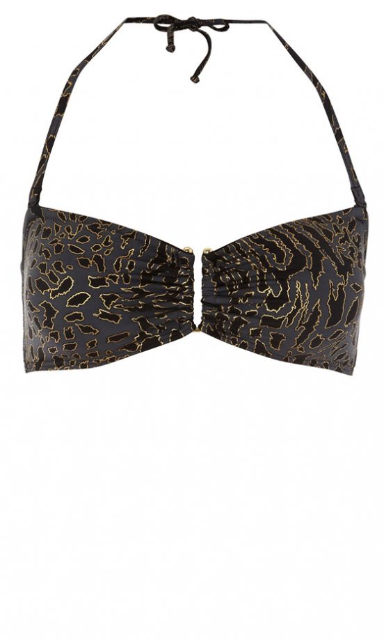 George At Asda Metallic Bikini Top, £8