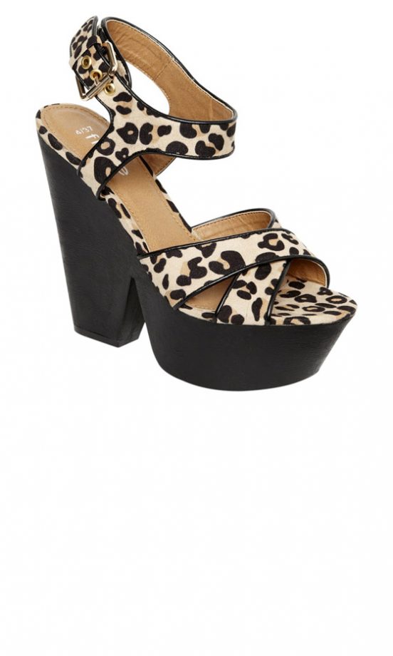 Matalan Leopard Print Wedges, £20