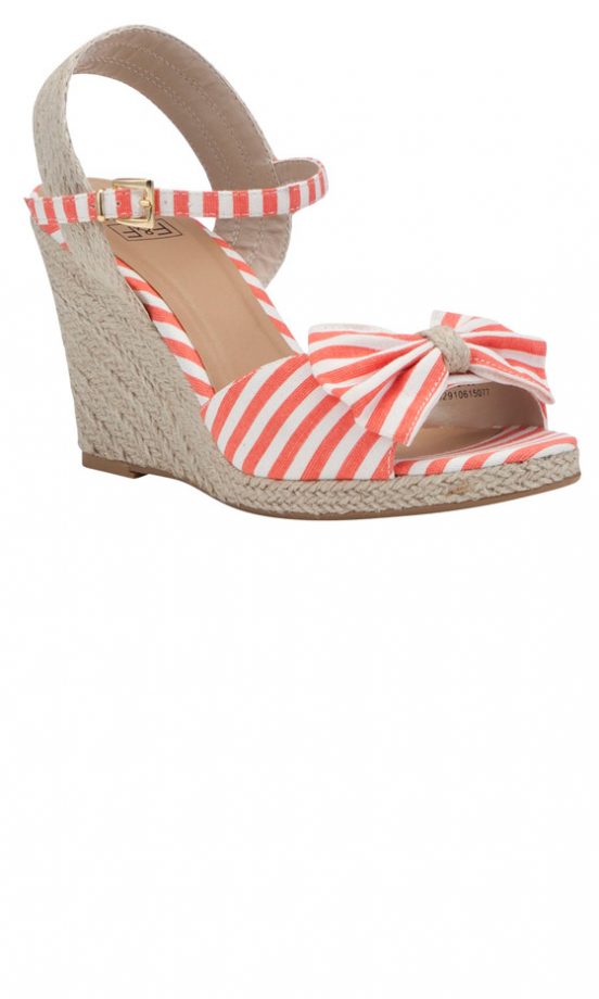 F&F At Tesco Candy Stripe Wedges, £15