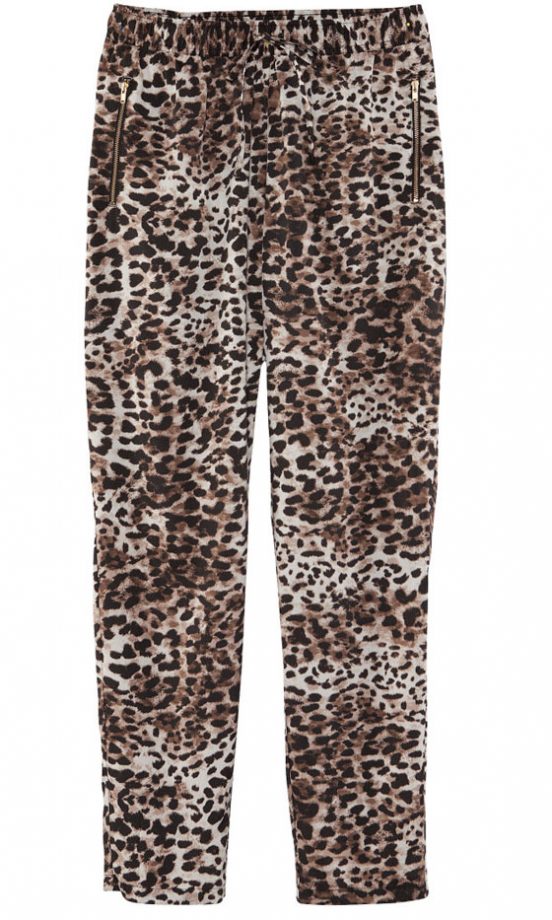 H&M Leopard Trousers, £14.99
