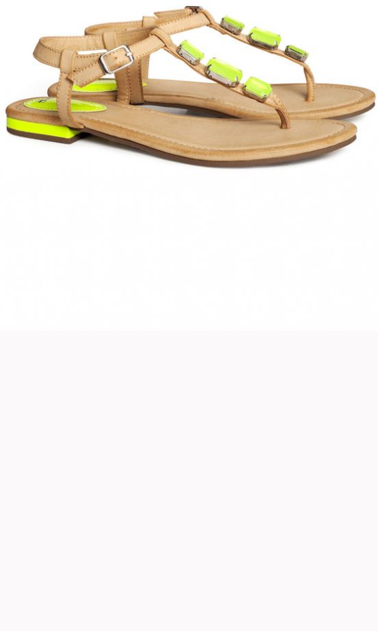 H&M Neon Sandals, £14.99