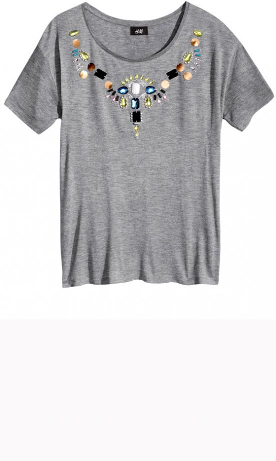 H&M Embellished Tee, £14.99