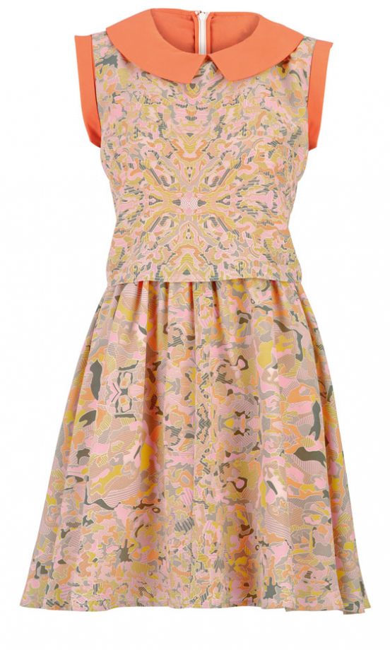 Love Label Double Layer Printed Dress £32