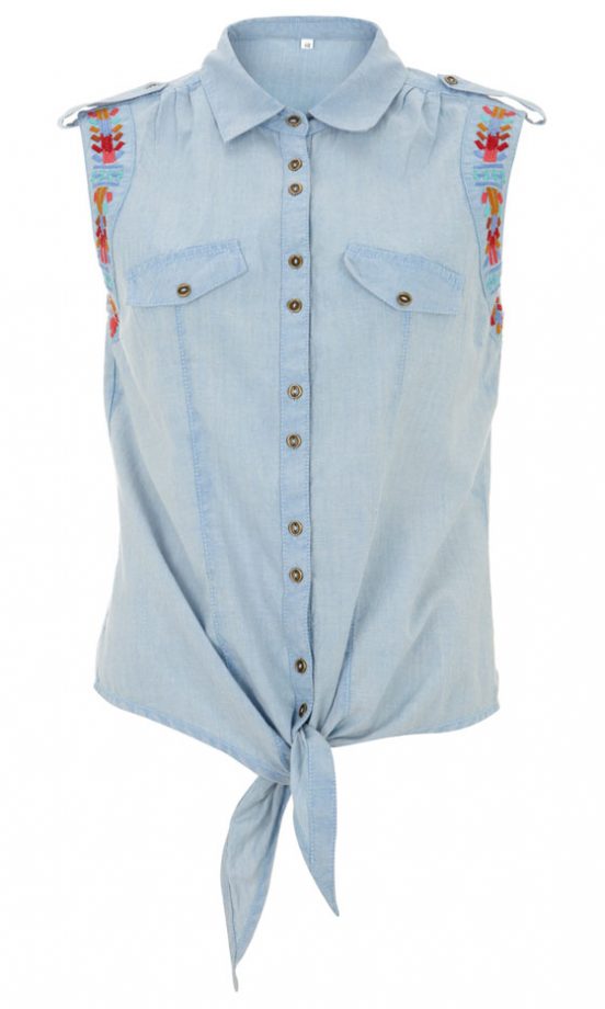 Internacionale Denim Tie Top, £16.99