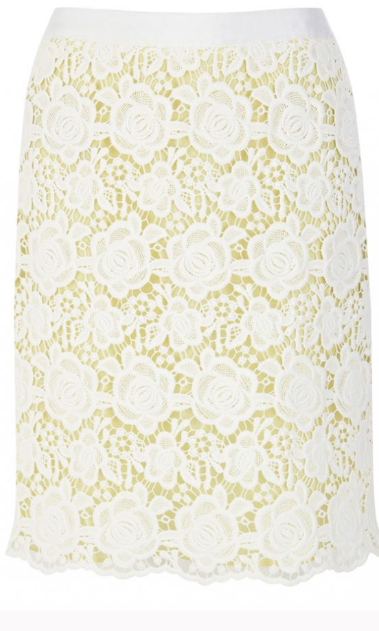 Karen Millen Lace Skirt, £110