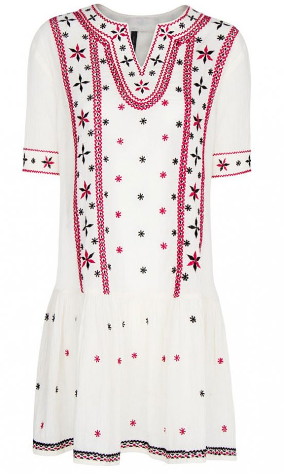 Mango Embroidered Dress, £34.99