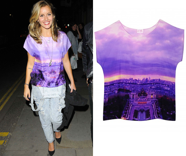 Snap up Caggie Dunlop's digital print tee now!