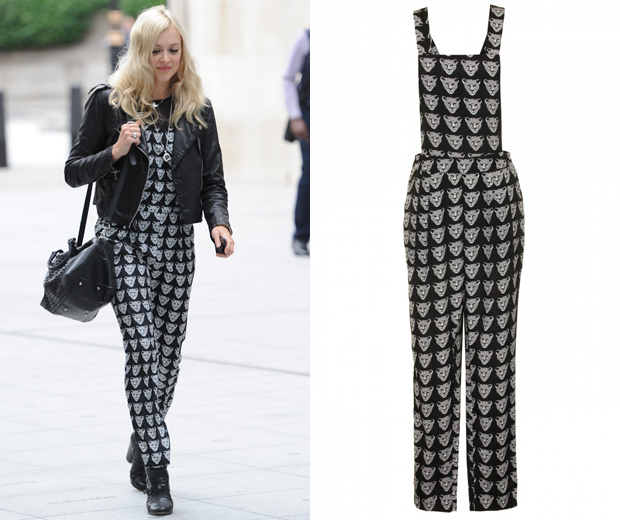 Get Fearne Cotton's animal tiger print dungaree jumpsuit!
