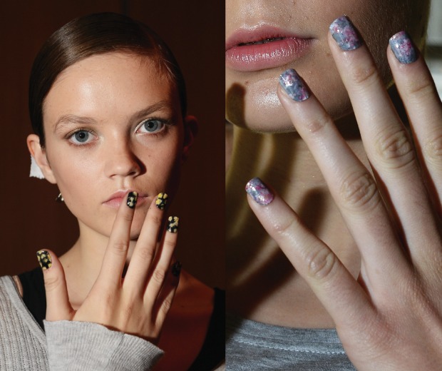 Check out these hot nails at Michael Van Der Ham's LFW show!